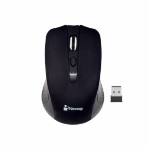 Mouse Nextep Inalámbrico USB Color Negro 1600 dpi
