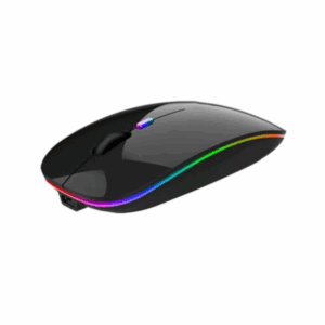 Mouse Nextep Inalámbrico Recargable Delgado/Silencioso RGB 1600 dpi Color Negro