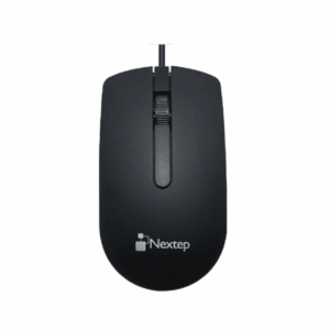 Mouse Nextep Alámbrico USB 1000 dpi Color Negro
