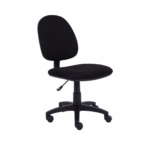 Silla Básica de Altura Nextep Negra Ajustable Base Giratoria