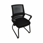 Silla de Visita Nextep Tela/Malla con Descansabrazos