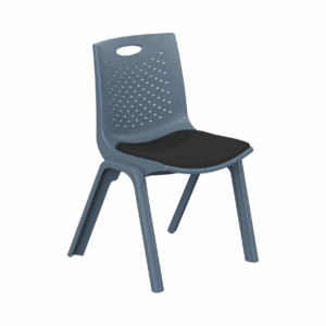 Silla de Visitas/Comedor Nextep Fibra Alta Resistencia Acojinada
